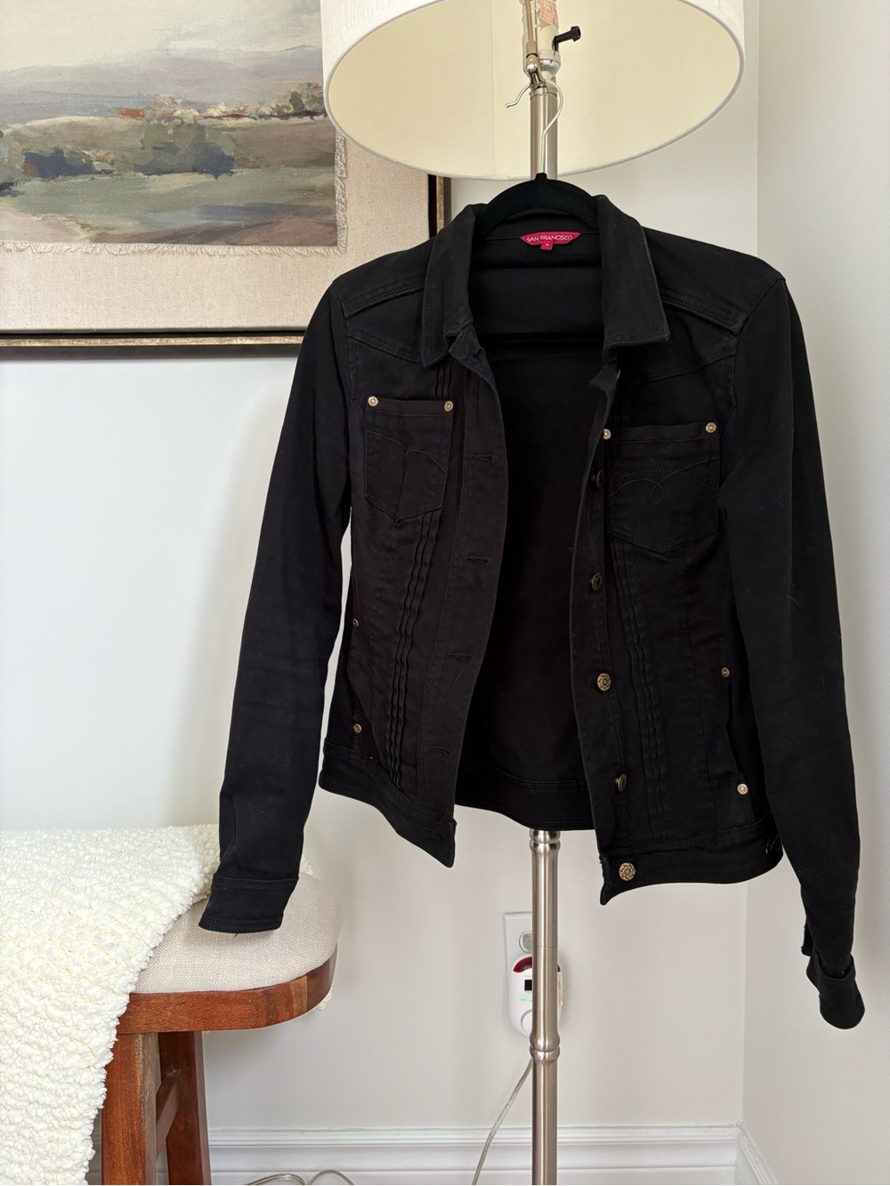 Black Women's Denim Jacket
